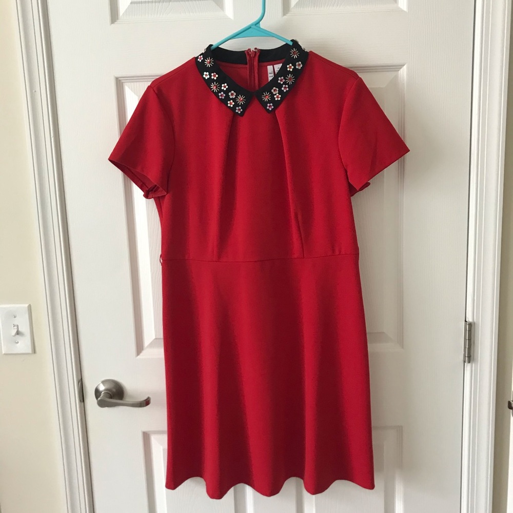 Beaded Collar Dress ❤️